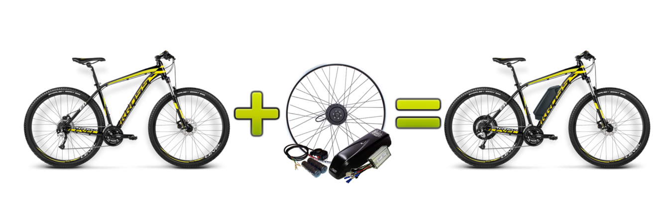 Электровелосипед из обычного велосипеда